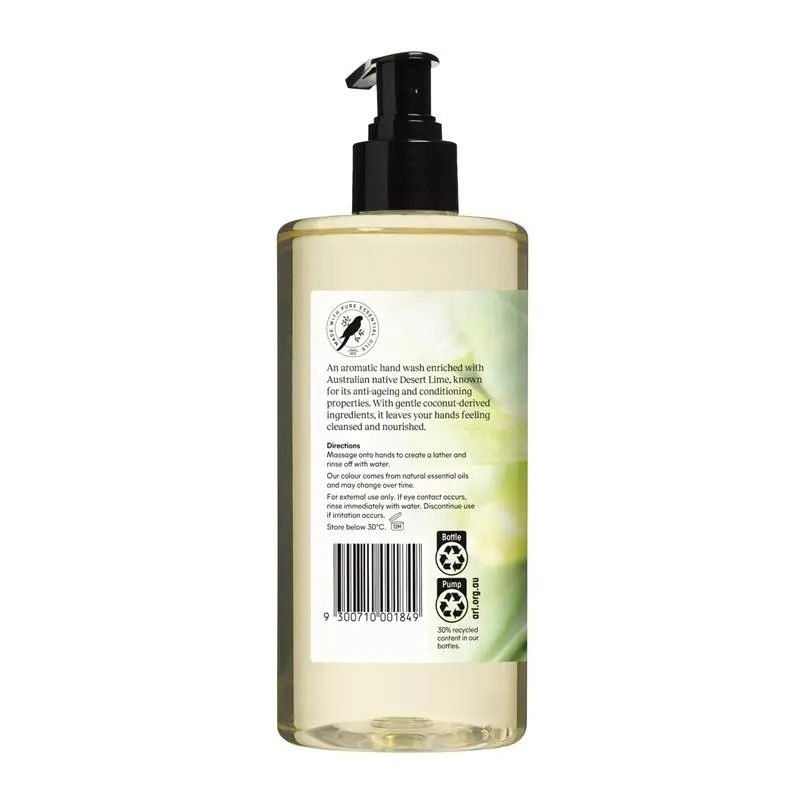 Bosisto's Desert Lime & Eucalyptus Hand Wash 500mL Pump