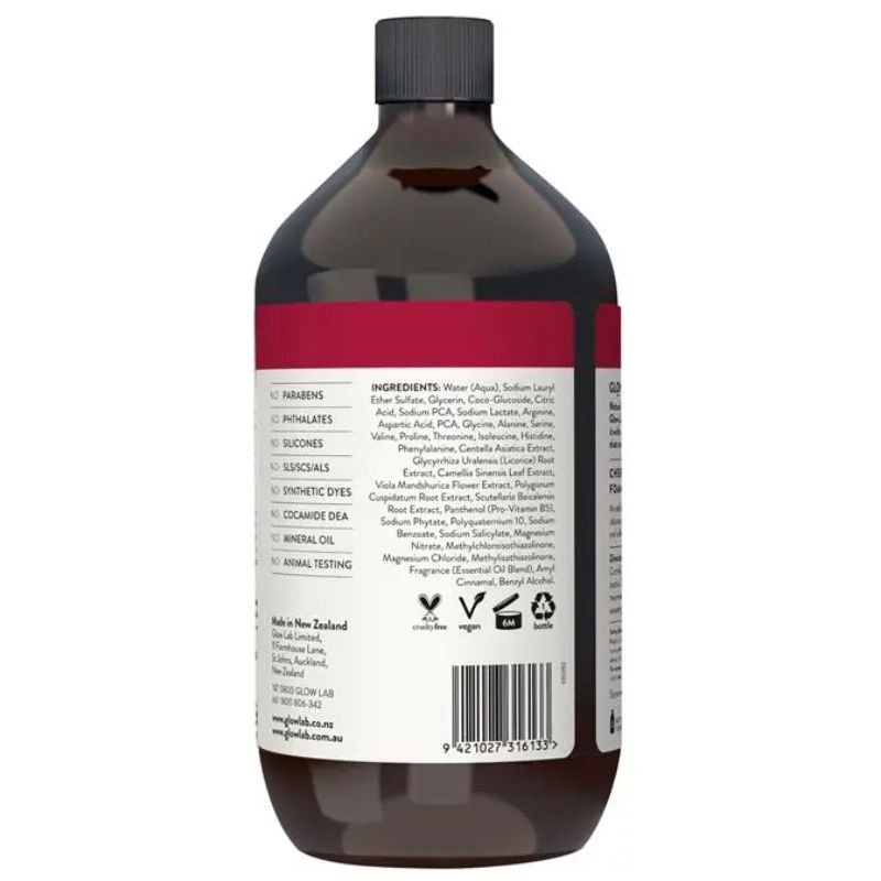 [Expiry: 05/2027] Glow Lab Antibacterial Foaming Cherry & Rose Hand Wash Refill 900mL
