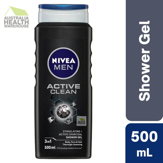 Nivea Men Active Clean Shower Gel 500mL