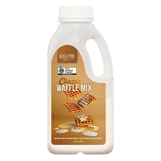 [Expiry Date: 16/09/2027] Kialla Organic Waffle Pancake Shake Mix Classic 325g
