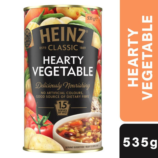 [Expiry Date: 31/07/2028] Heinz Classic Hearty Vegetable Soup 535g