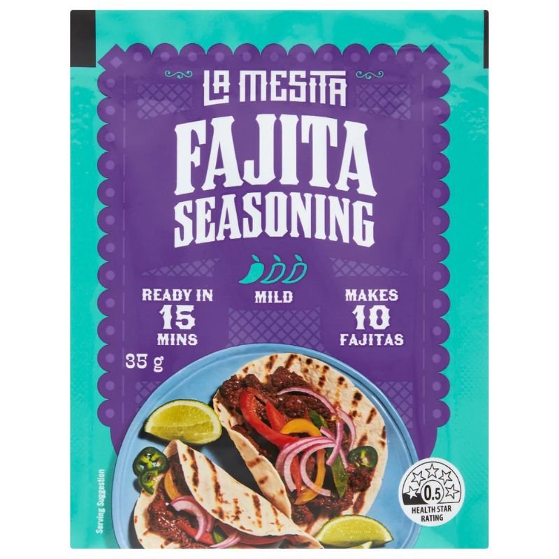 [Expiry Date: 18/08/2027] La Mesita Fajita Seasoning Mild 35g