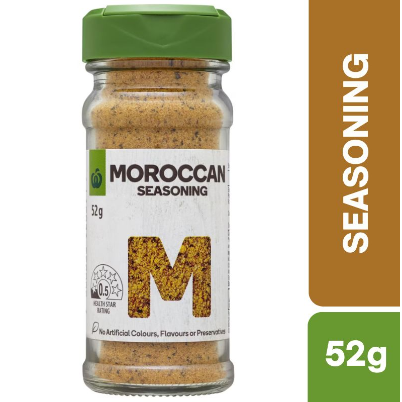 [Expiry: 08/2027] Woolworths Moroccan Seasoning 52g