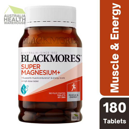 [Expiry: 12/2026] Blackmores Super Magnesium Plus 180 Tablets