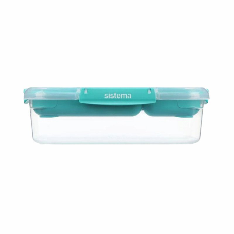Sistema To Go Rectangle Stax Food Container 2.2 Litre (Green)