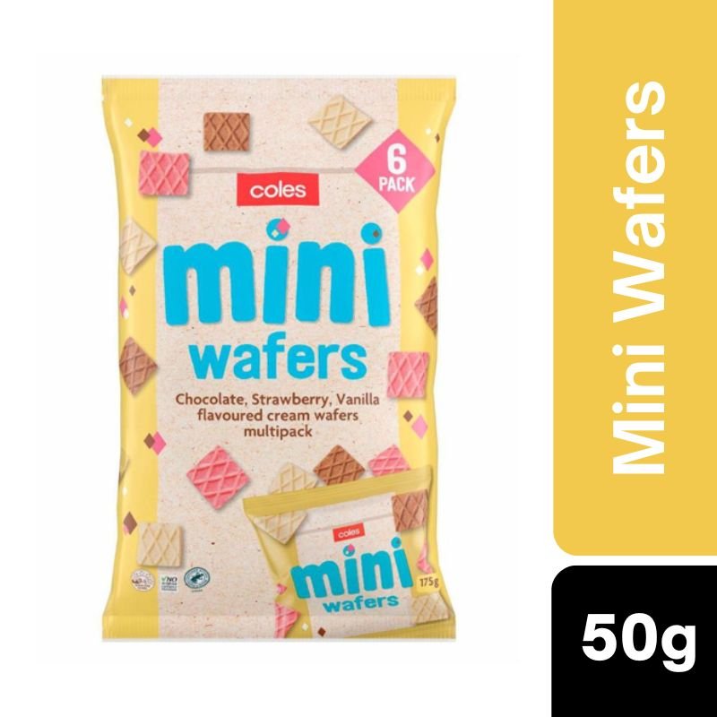 [Expiry Date: 22/01/2027] Coles Mini Wafers