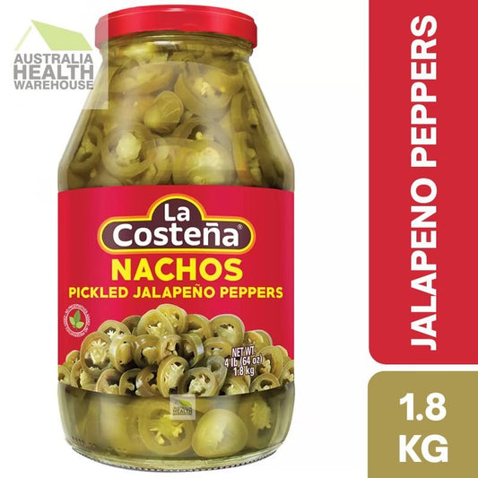 [Expiry: 17/02/2028] La Costena Nachos Pickled Jalapeno Peppers 1.8kg
