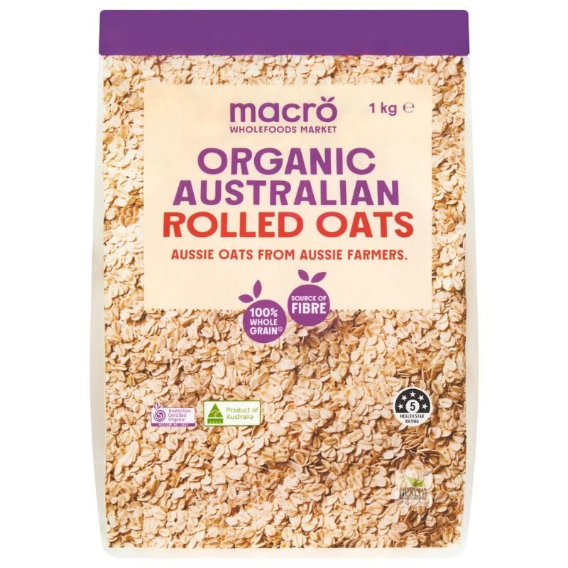 [Expiry Date: 19/02/2027] Woolworths Macro Organic Australian Rolled Oats 1Kg