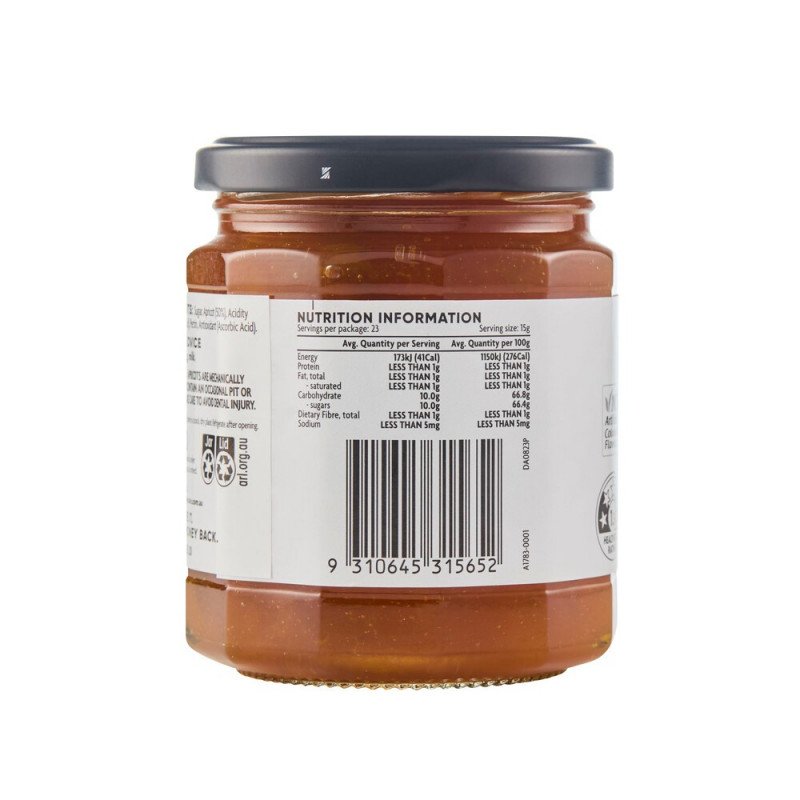 [Expiry: 05/2025] Coles Premium Apricot Jam 345g