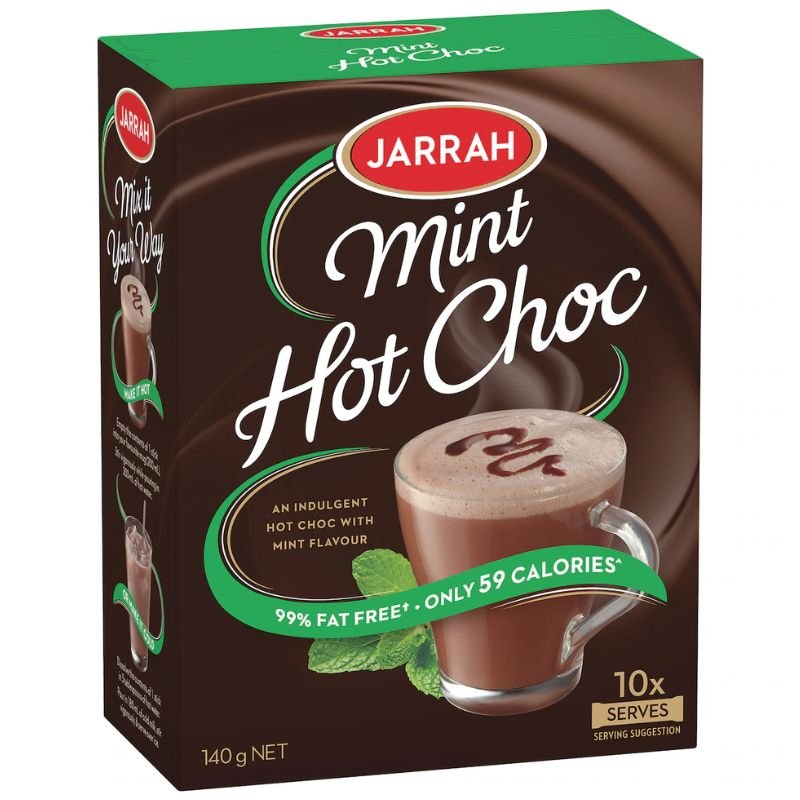 [Expiry: 08/04/2027] Jarrah Mint Hot Chocolate Satchets 10 Pack 125g