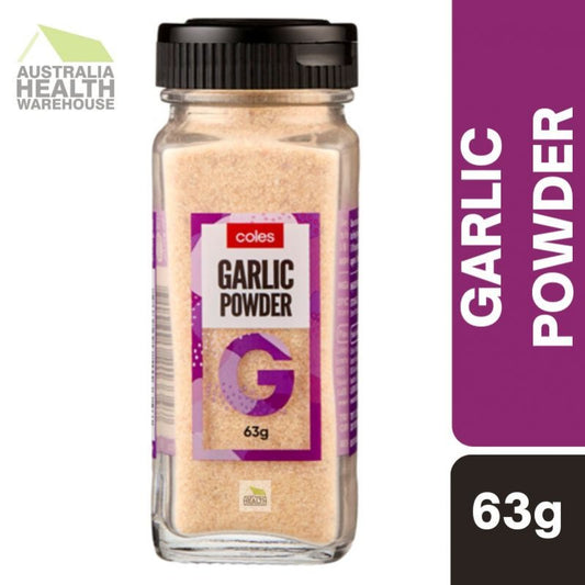 [Expiry: 08/11/2026]  Coles Garlic Powder 63g