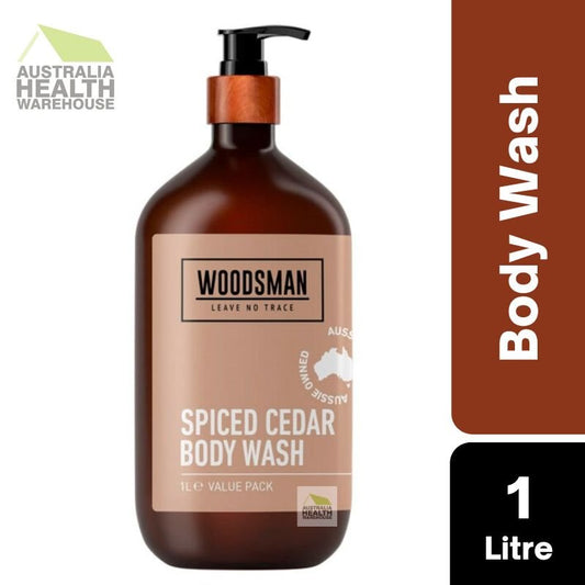 Woodsman Spiced Cedar Body Wash 1 Litre