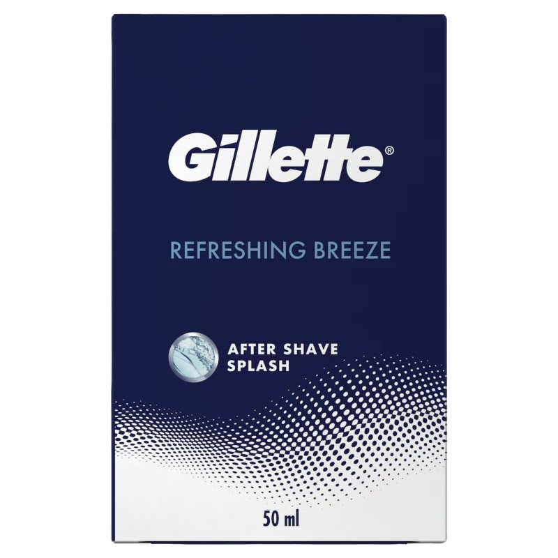 [CLEARANCE Expiry: 07/2026] Gillette Refreshing Breeze After Shave Splash 50mL