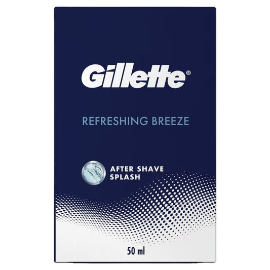 [Expiry: 04/2028] Gillette Refreshing Breeze After Shave Splash 50mL