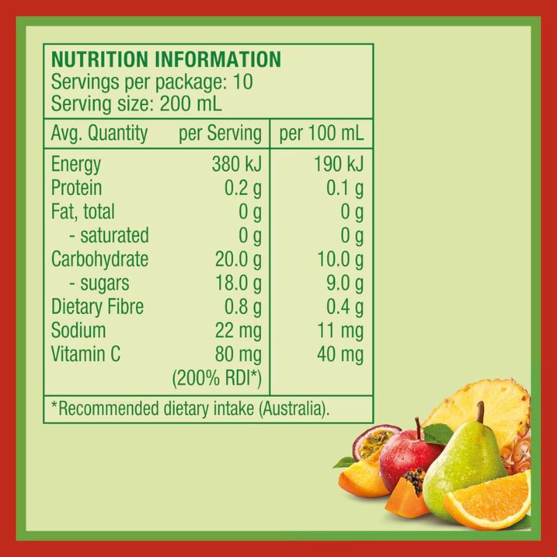 [CLEARANCE Expiry: 29/12/2025] Golden Circle 100% Tropical Juice 2 Litre