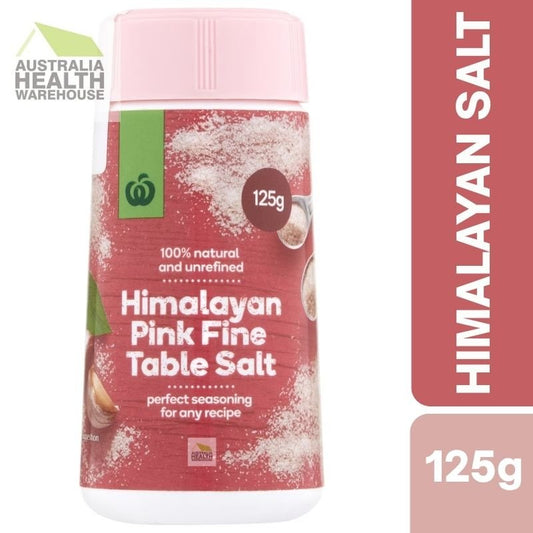 [Expiry: 14/09/2027]  Woolworths Himalayan Pink Fine Table Salt 125g