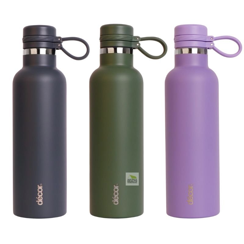 Decor Insulated Double Wall Hydro Stainless Steel Bottle 750mL (PURPLE)