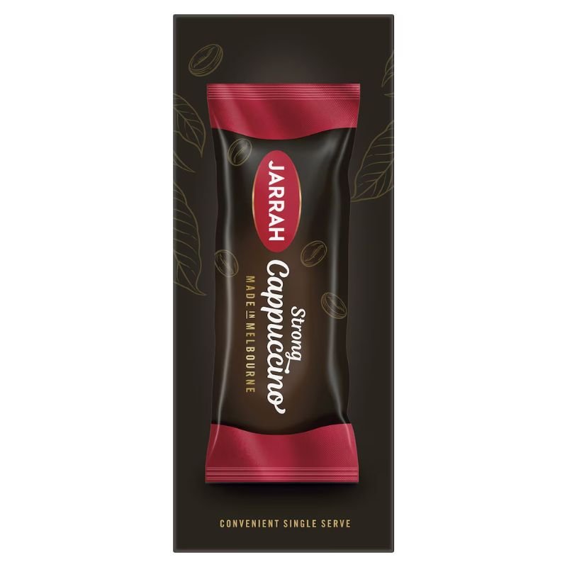 [Expiry Date: 27/04/2027] Jarrah Strong Cappuccino Sachets 10 Pack 125g