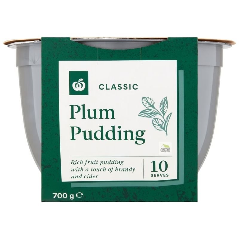 [CLEARANCE Expiry: 29/07/2026] Woolworths Classic Christmas Plum Pudding 700g
