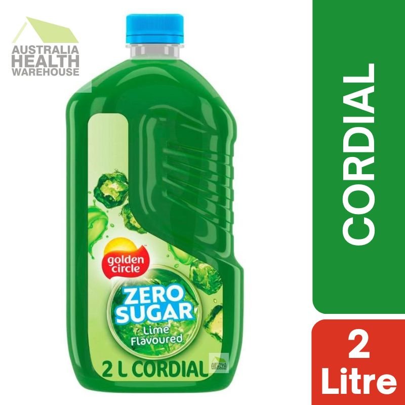 [Expiry Date: 26/10/2026] Golden Circle Zero Sugar Lime Flavour Cordial 2 Litre