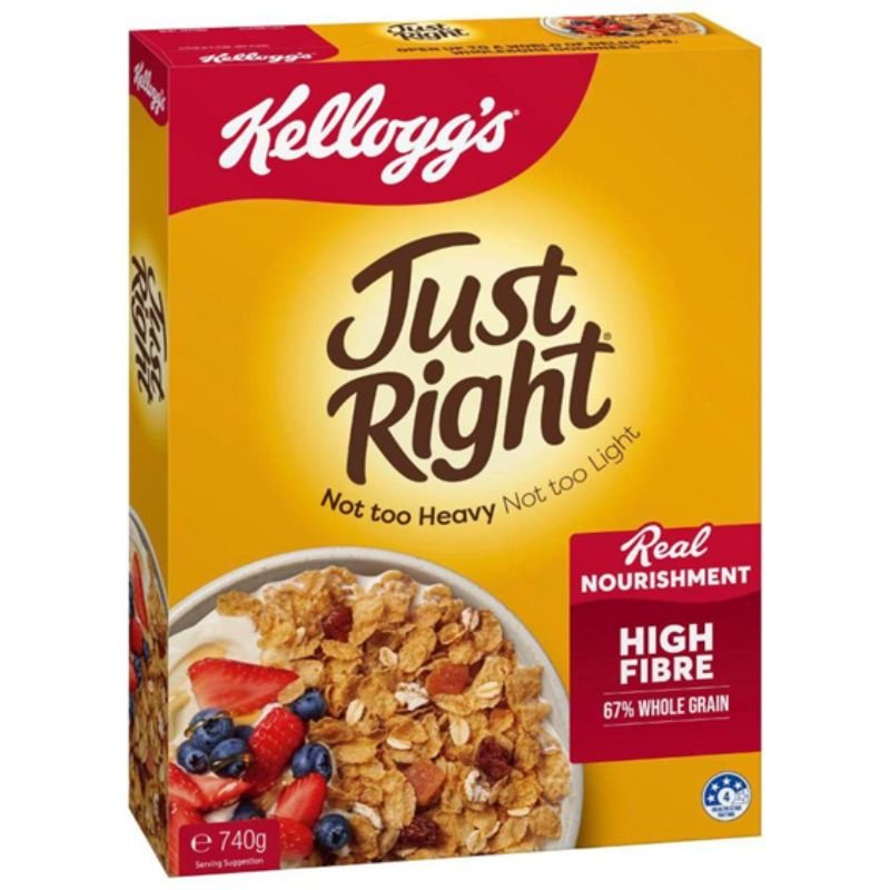 [Expiry Date: 08/01/2027] Kellogg's Just Right Cereal 740g
