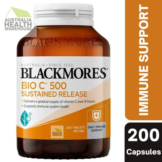 [Expiry: 04/2028] Blackmores Bio C 500mg Sustained Release 200 Tablets