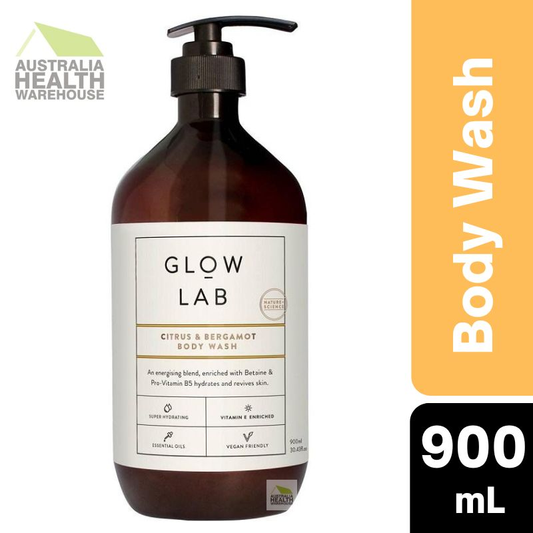 [Expiry: 05/2026] Glow Lab Citrus & Bergamot Body Wash 900mL