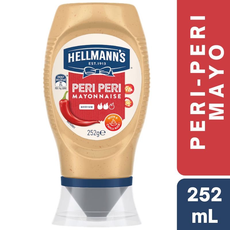 [Expiry Date: 01/10/2026] Hellmann's Peri Peri Mayonnaise 252g