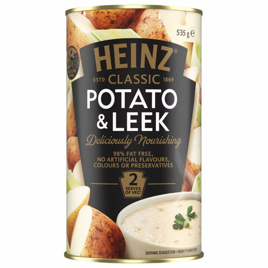 [Expiry Date: 31/07/2028] Heinz Classic Potato & Leek Soup 535g
