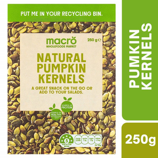 [Expiry Date: 22/11/2026] Woolworths Macro Natural Pumpkin Kernels 250g