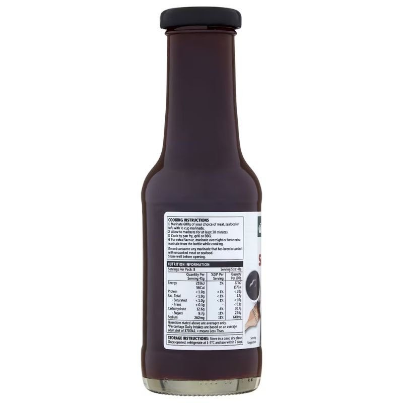 [Expiry: 30/01/2027] Woolworths Sweet & Smokey BBQ Marinade 330g
