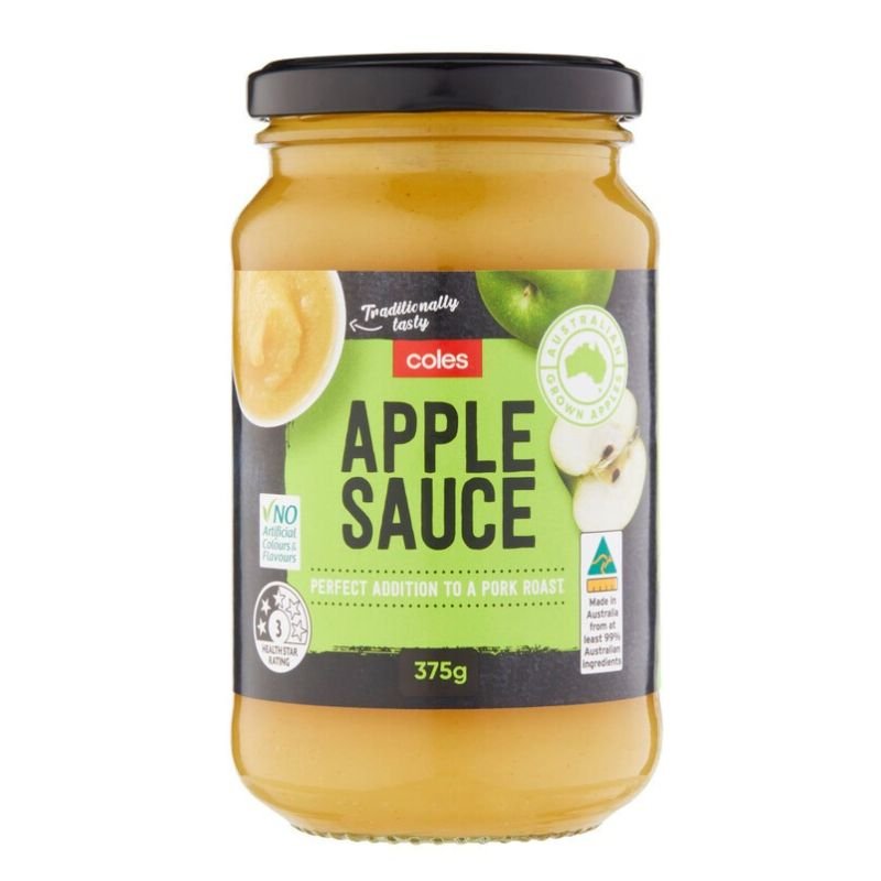 [Expiry: 18/08/2027] Coles Apple Sauce 375g