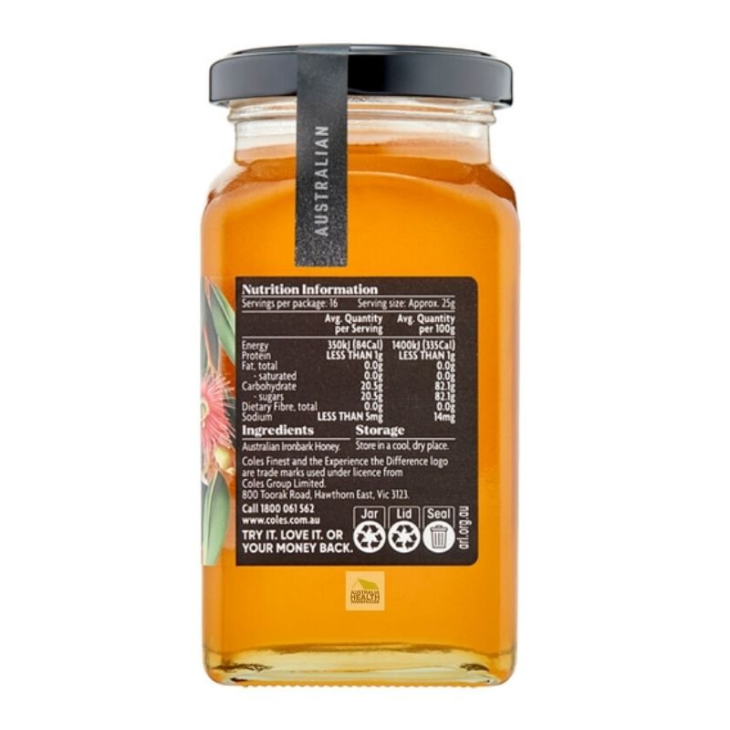Coles Finest Australian Ironbark Honey 400g