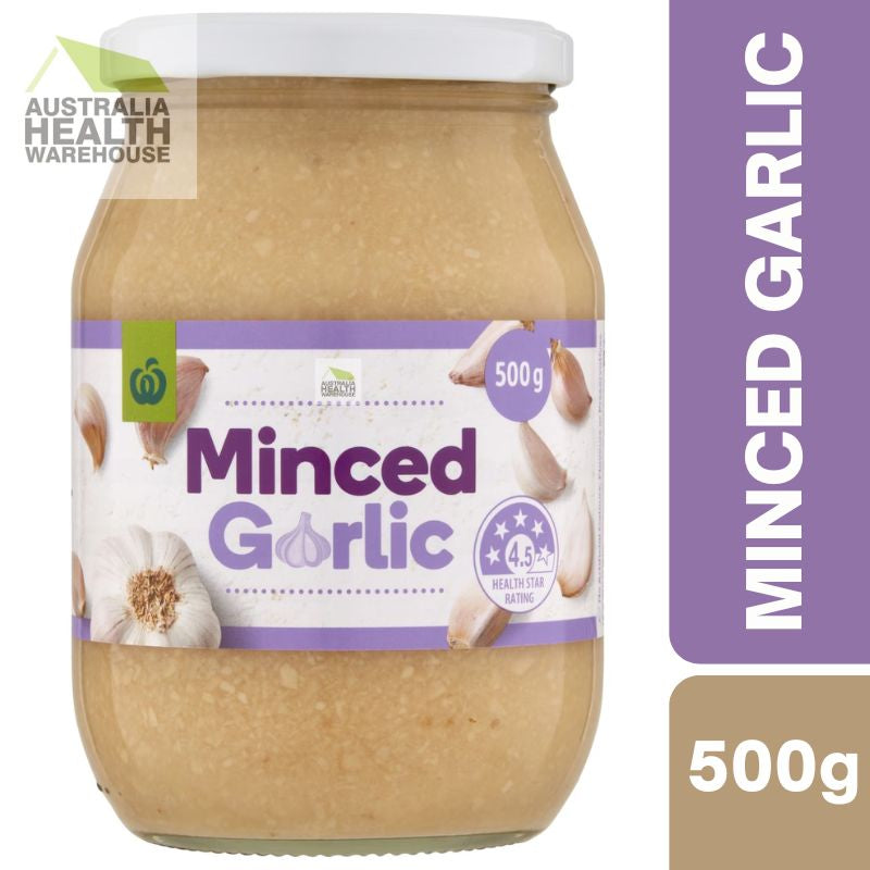 [Expiry Date: 28/11/2026] Woolworths Minced Garlic 500g