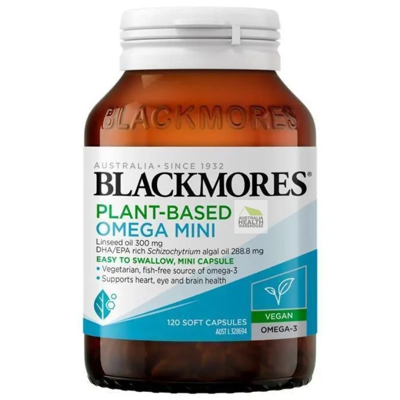 [Expiry: 10/05/2027] Blackmores Plant-Based Omega Mini 120 Capsules