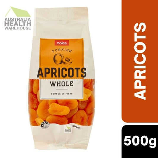 Coles Turkish Whole Apricots 500g