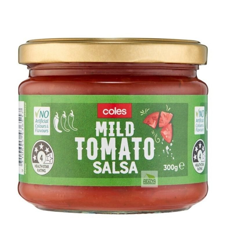 [Expiry: 30/04/2028] Coles Mild Tomato Salsa 300g