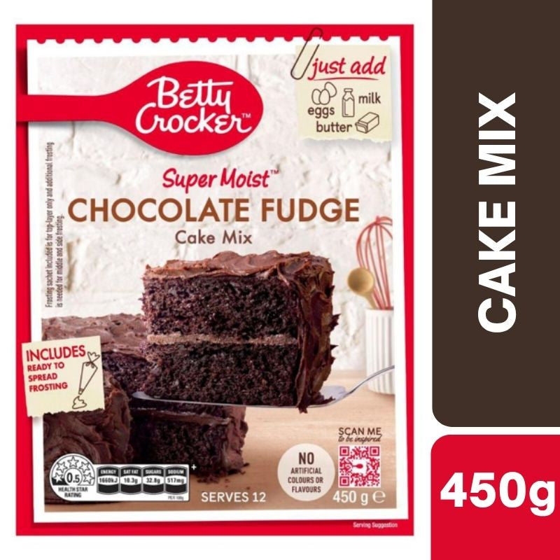 Betty Crocker Super Moist Chocolate Fudge Cake Mix 450g