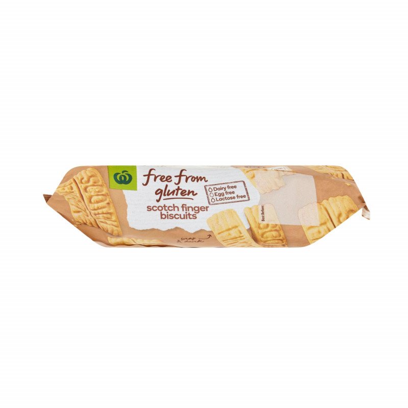 [Expiry Date: 09/11/2026]  Woolworths Free From Gluten Scotch Finger Biscuits 160g | Oz Mart