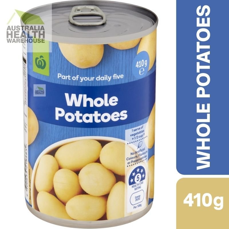 [Expiry: 12/2028] Woolworths Potato Whole 410g