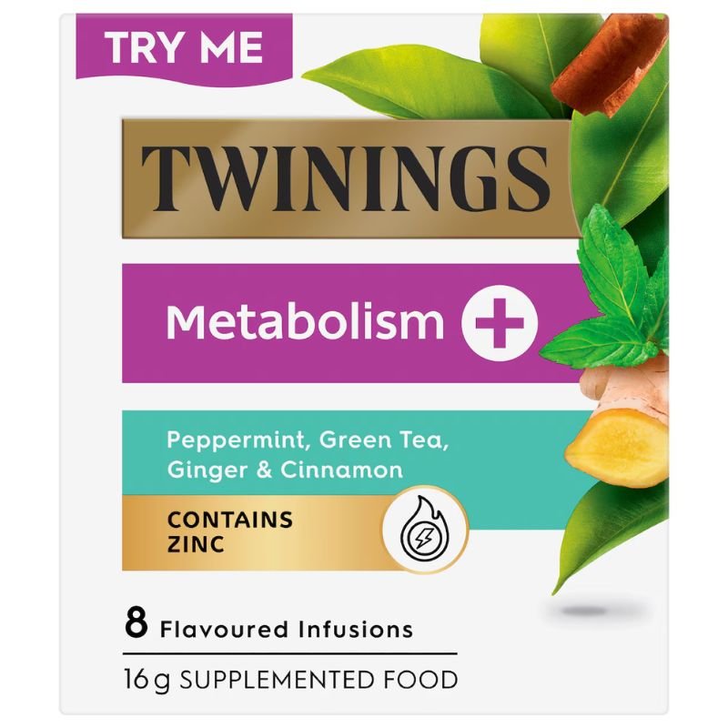 [Expiry Date: 16/11/2028] Twinings Metabolism Flavoured Infusions 8 Pack