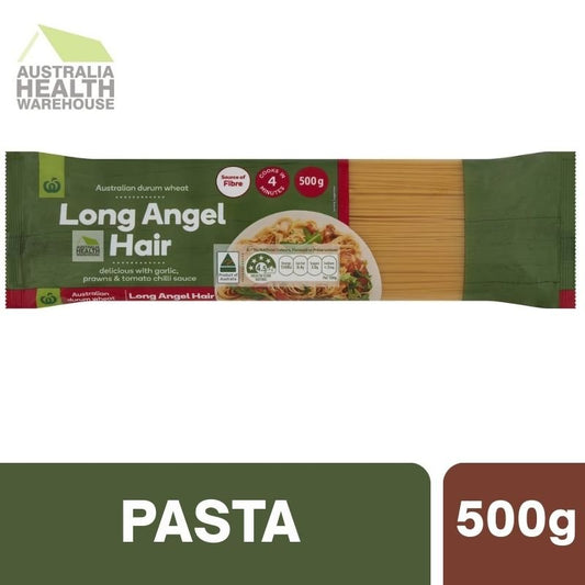 Woolworths Durum Wheat Pasta Long Angel Hair 500g
