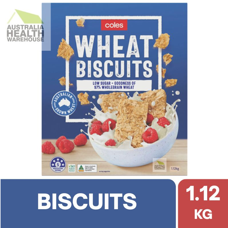 Coles Wheat Biscuits 1.12 kg