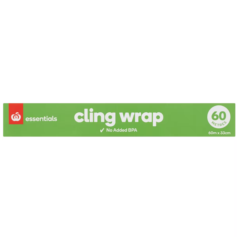 Woolworths Essentials Cling Wrap 60 Metres