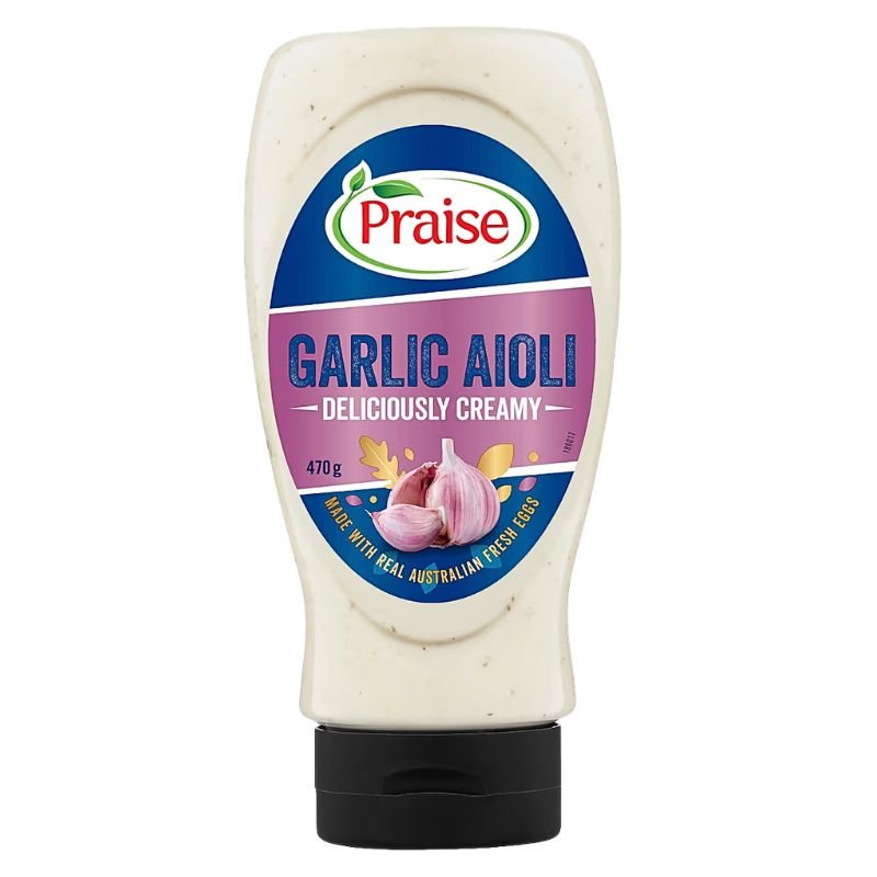 [Expiry Date: 13/11/2026] Praise Garlic Aioli 470g