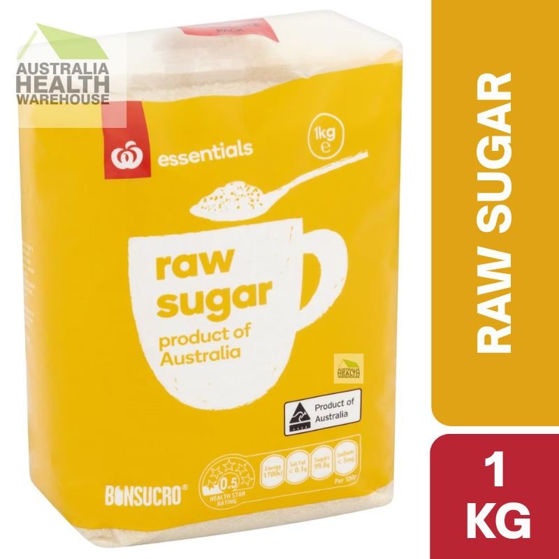 [Expiry: 30/04/2030] Woolworths Essentials Raw Sugar 1kg