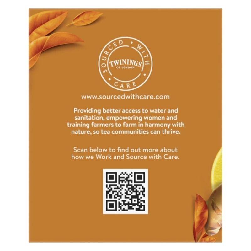 [Expiry: 06/07/2028] Twinings Lemon & Ginger Infusions Tea Bags 15g
