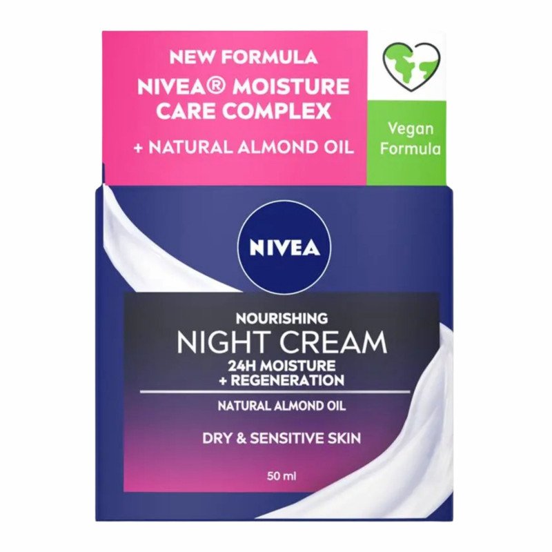 [Expiry Date: 10/03/2028] Nivea Nourishing Night Cream 50ml