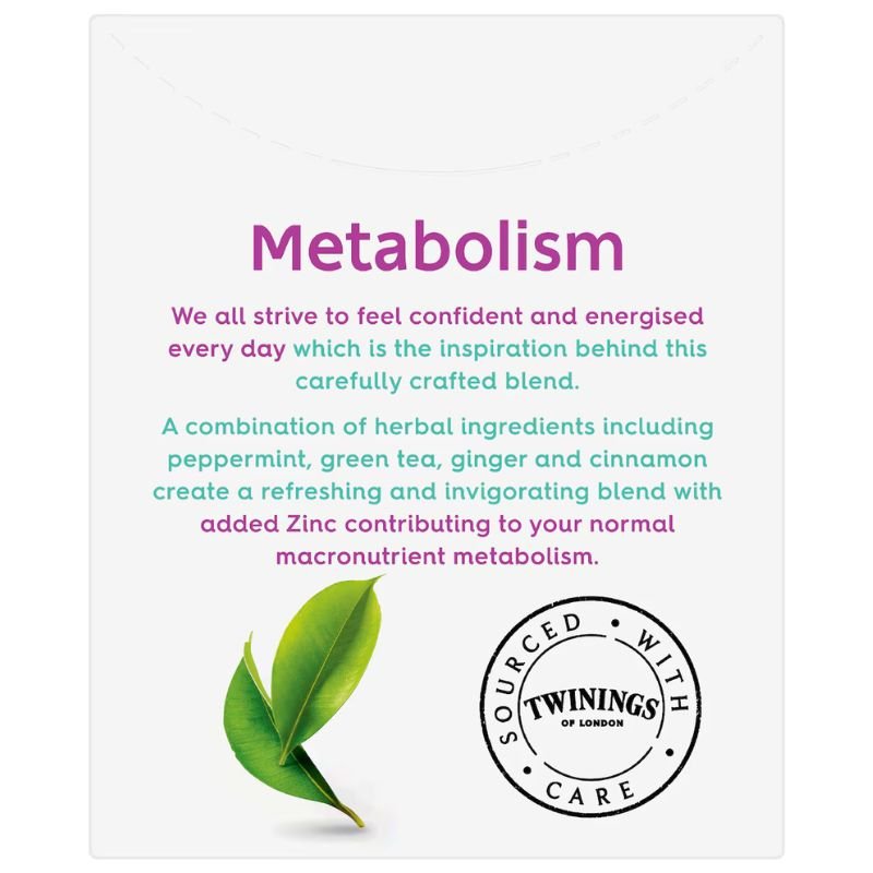 [Expiry Date: 16/11/2028] Twinings Metabolism Flavoured Infusions 8 Pack