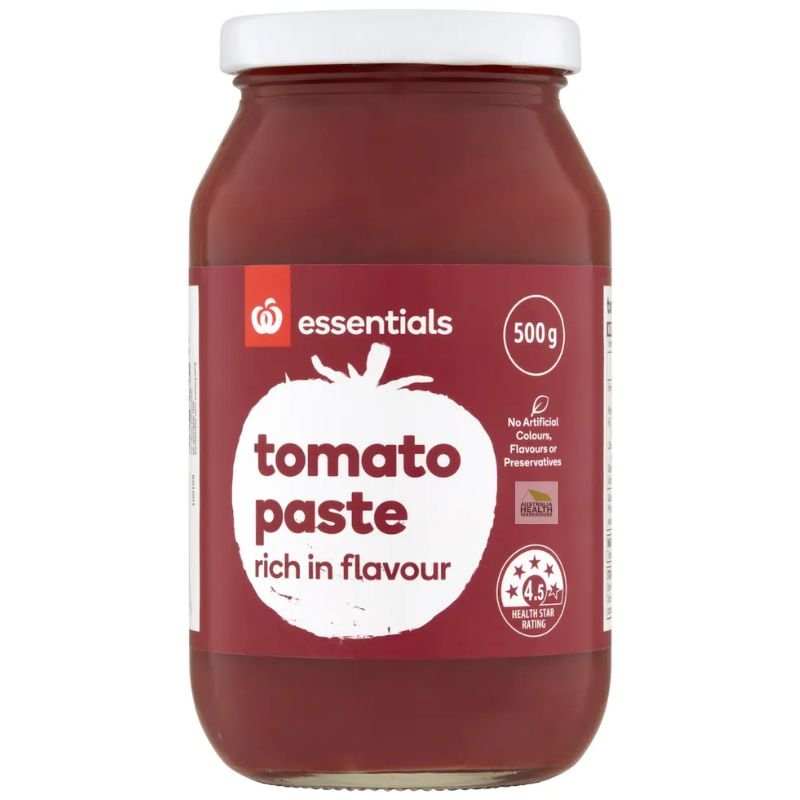 [Expiry: 15/01/2027] Woolworths Essentials Tomato Paste 500g